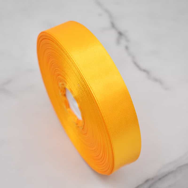 Custom Logo Printed Ribbon — 25 mm x 91 m Branded Satin