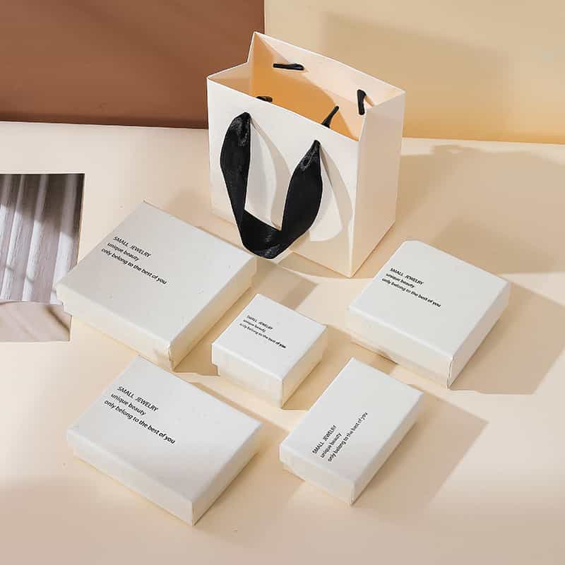 Jewelry Drawer Box — Marble & Matte Finish Retail Display Packaging