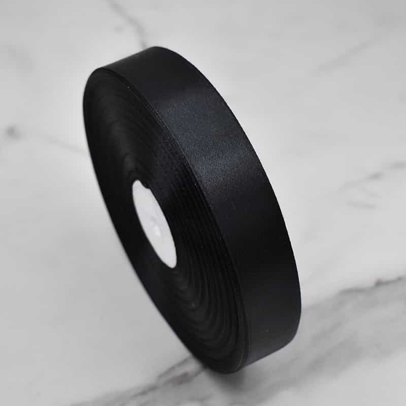 Custom Logo Printed Ribbon — 25 mm x 91 m Branded Satin