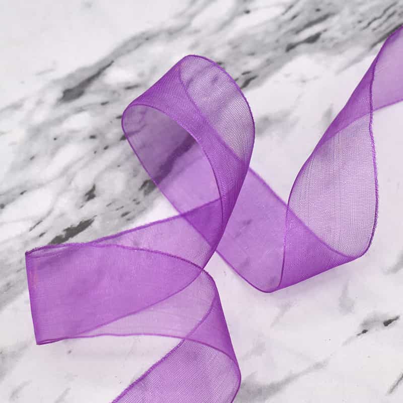 Sheer Organza Ribbon — Floral & Gift Wrap Voile, 45.7 m Roll