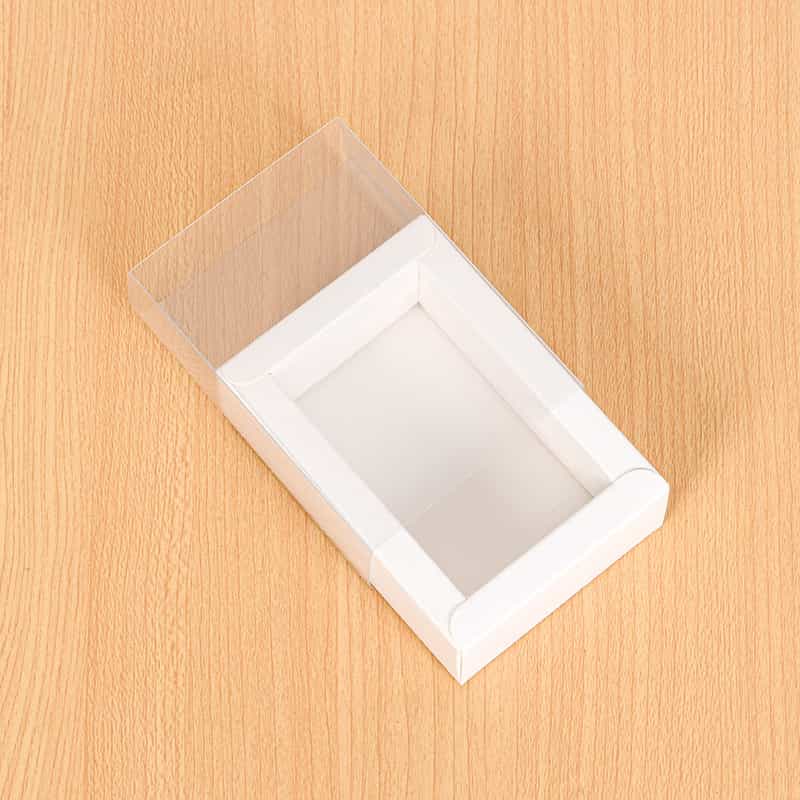 Foil-Stamped Drawer Box with PVC Window — Bookmark & Small Gift Packaging