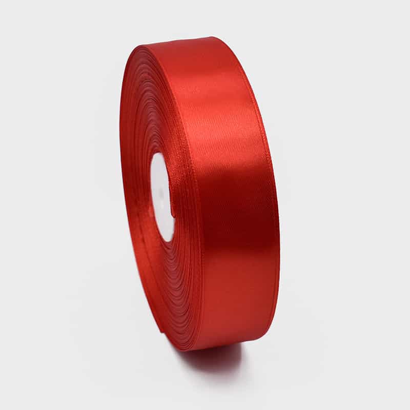 Classic Red Ribbon — 3 mm to 52 mm Festive & Ceremonial Satin
