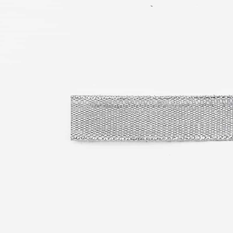 Metallic Glitter Ribbon — Gold & Silver Lurex Gift Trim