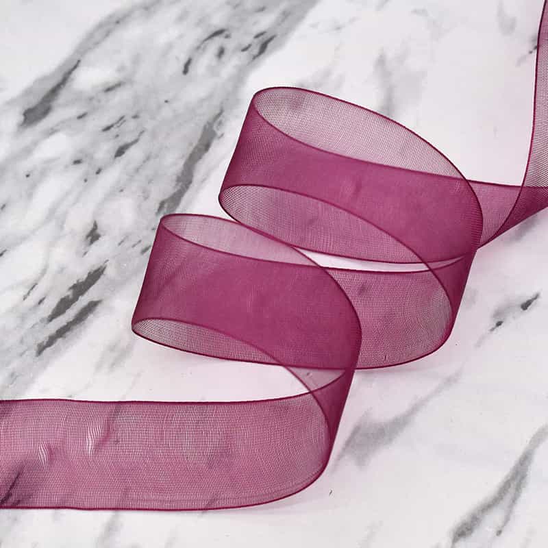 Sheer Organza Ribbon — Floral & Gift Wrap Voile, 45.7 m Roll