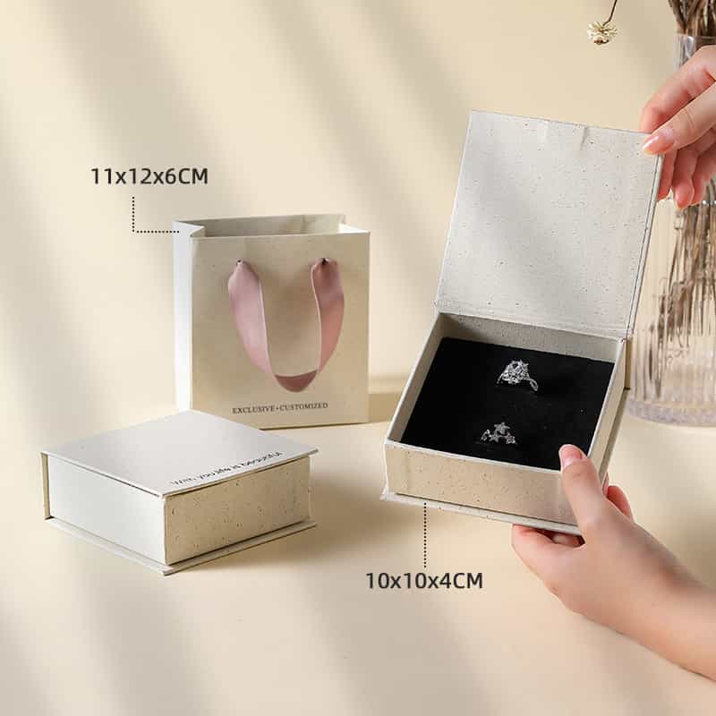 Jewelry Drawer Box — Marble & Matte Finish Retail Display Packaging