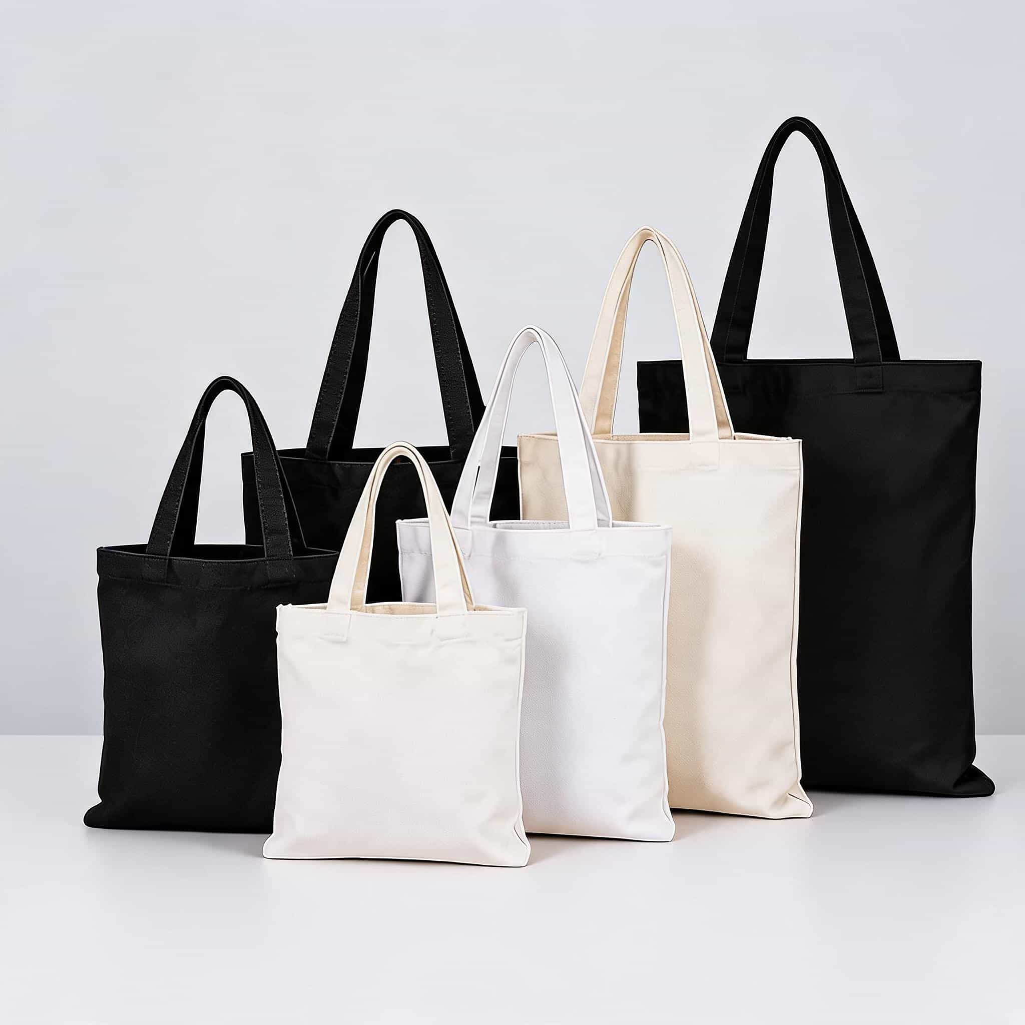 Blank Cotton Canvas Bag — In-Stock Plain Tote for Logo Printing